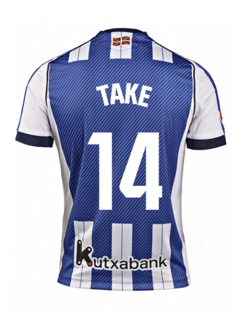 Billige Real Sociedad Takefusa Kubo #14 Hjemmedrakt 2025-26 Kortermet Billige Real Sociedad Takefusa Kubo #14 Hjemmedrakt 2025-26 Kortermet
